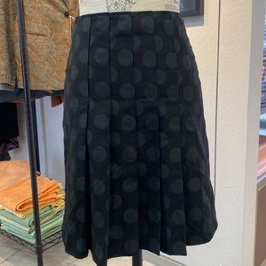 NWT Brine black polka dot drop waist skirt